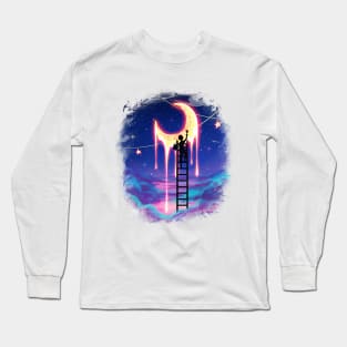 Paint The Moon Cloud Long Sleeve T-Shirt